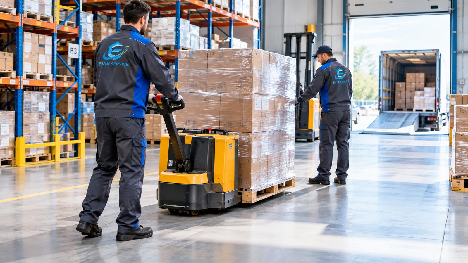 Manutention et marchandises